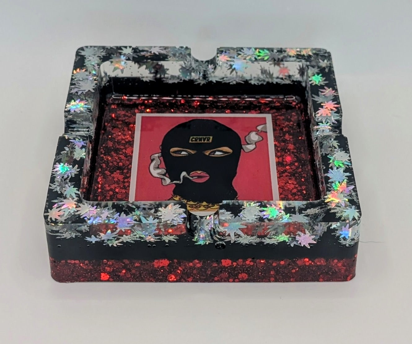 Bad and Boujee Glitter Ashtray