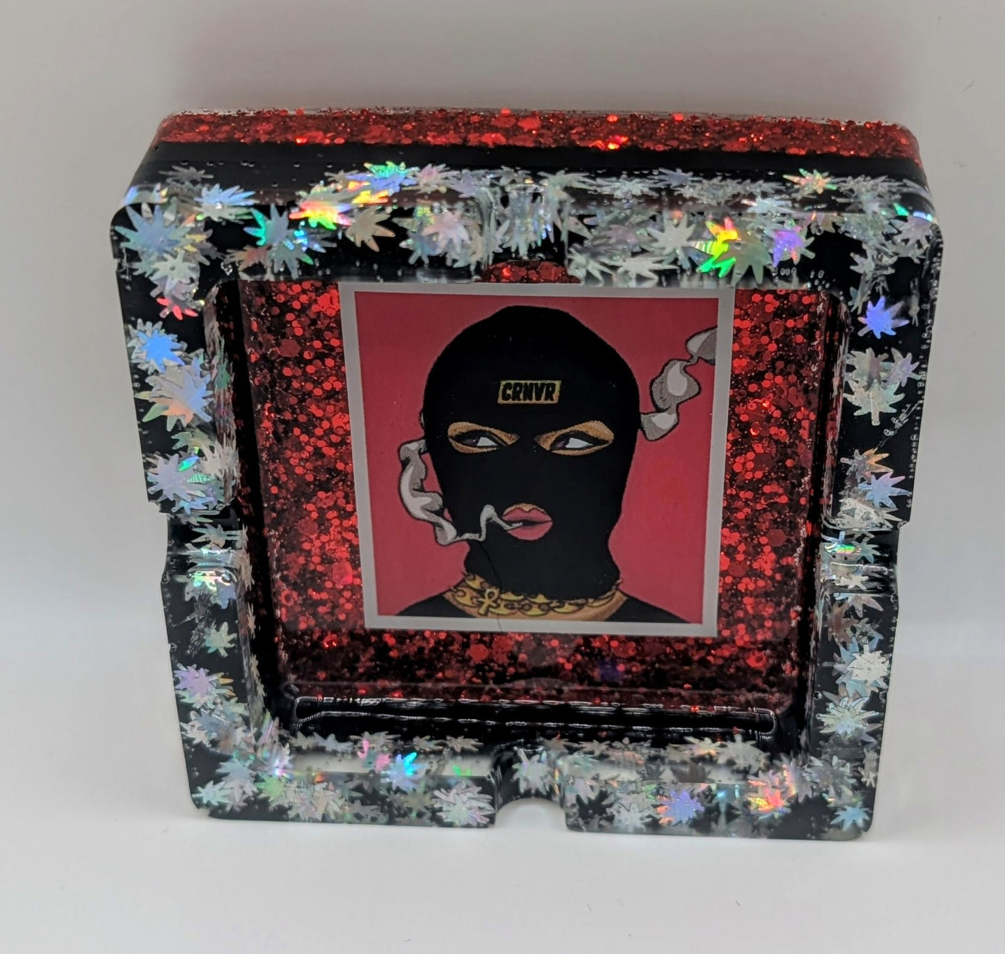 Bad and Boujee Glitter Ashtray