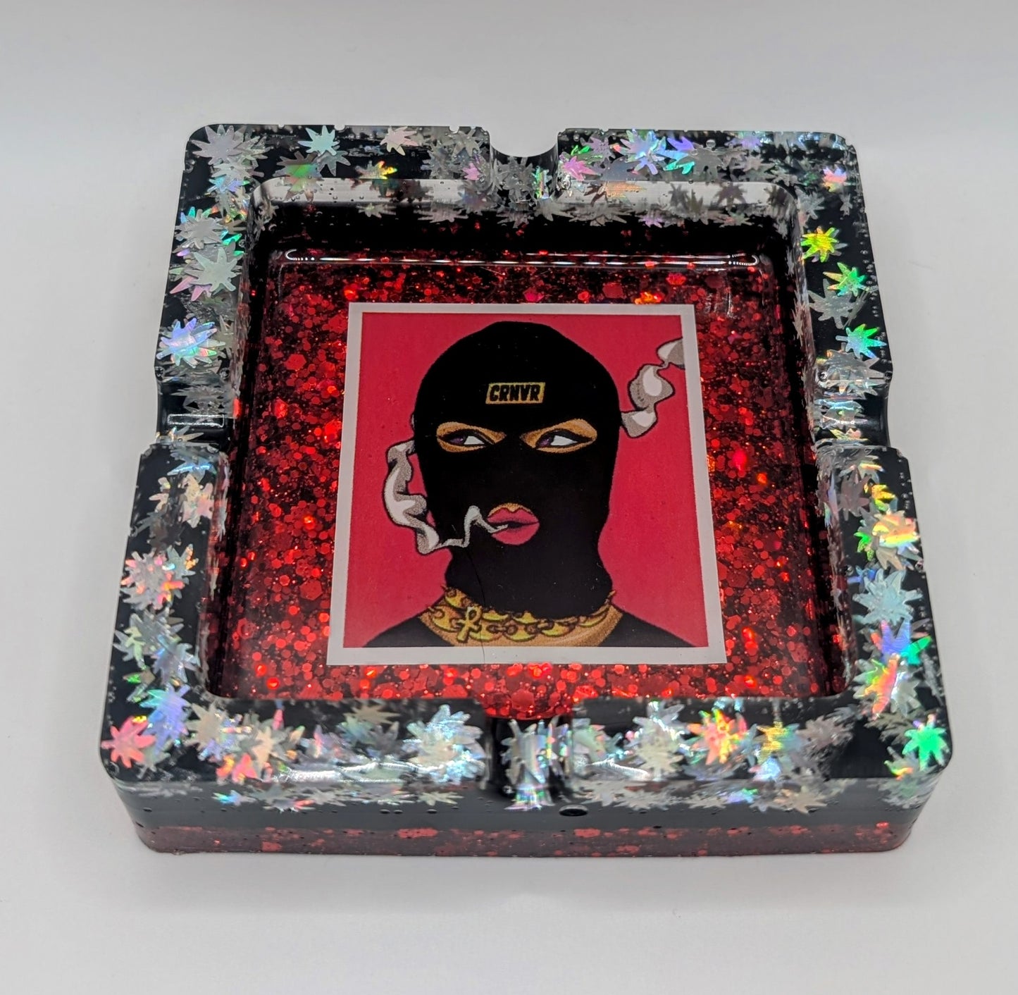 Bad and Boujee Glitter Ashtray