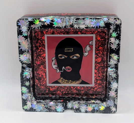 Bad and Boujee Glitter Ashtray