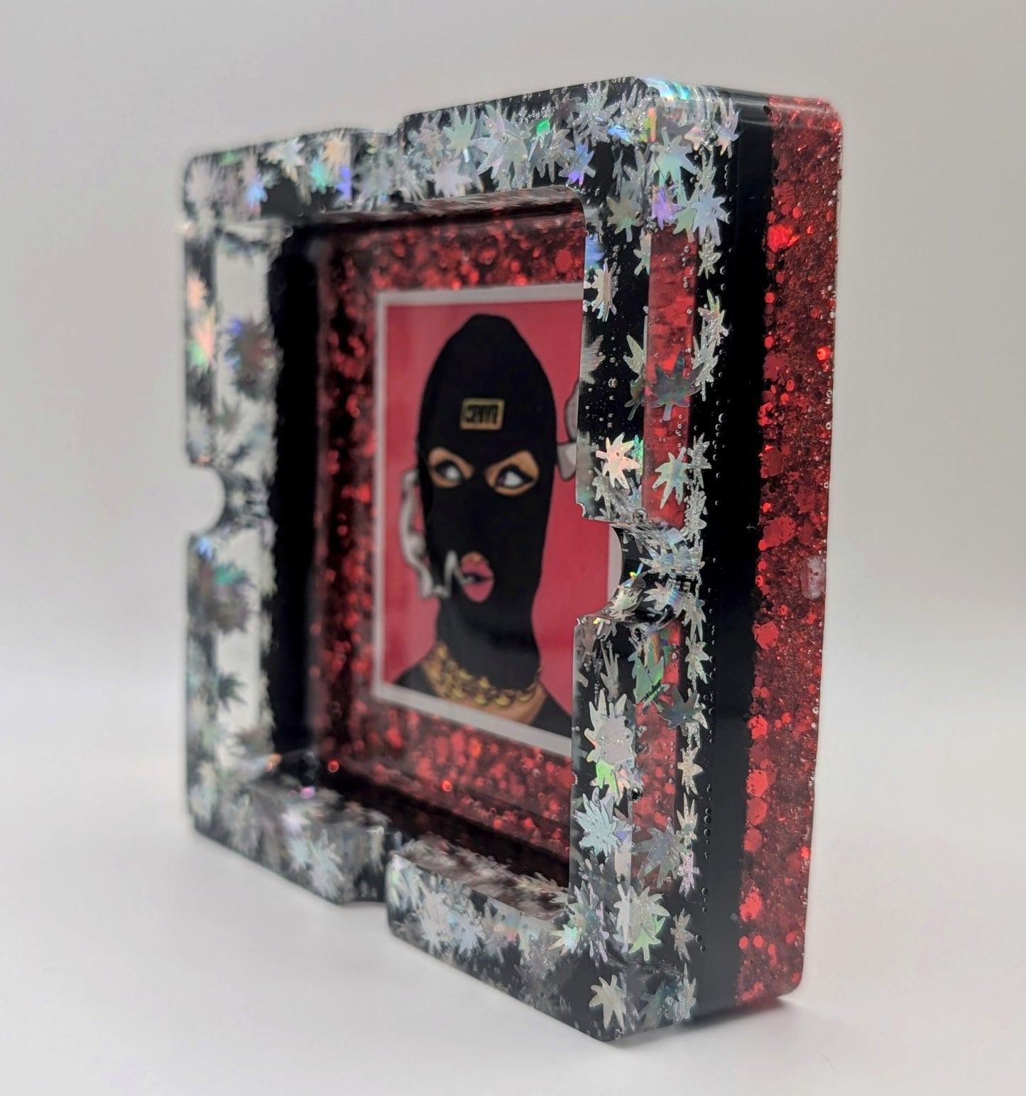 Bad and Boujee Glitter Ashtray