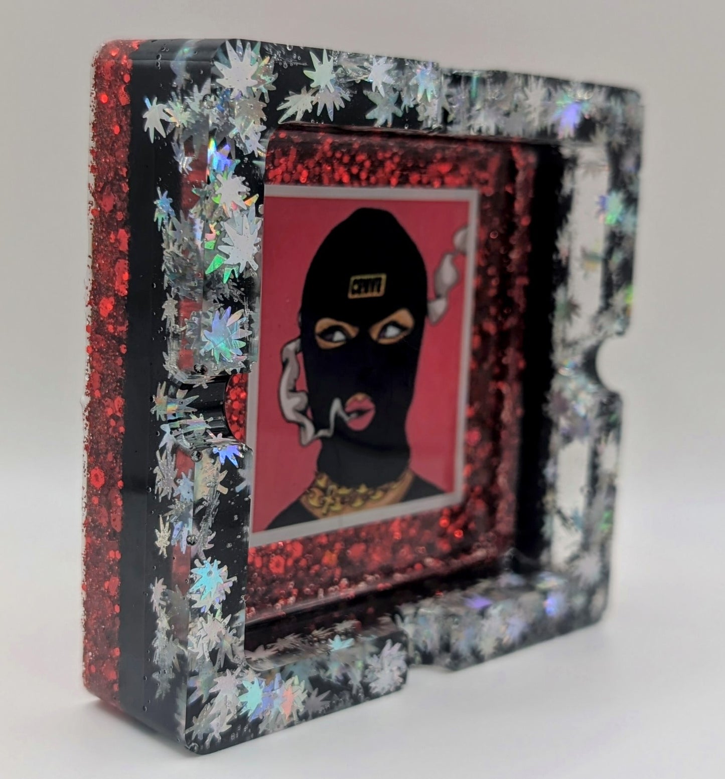 Bad and Boujee Glitter Ashtray