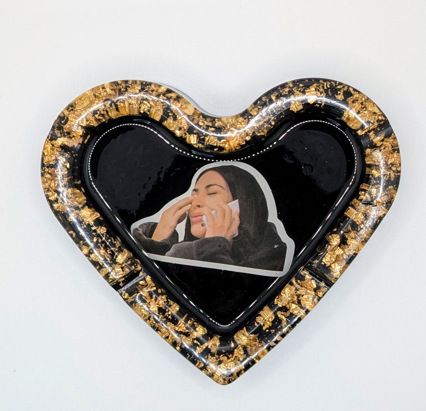 Kim Kardashian Meme Heart Ashtray
